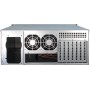 Inter-Tech 4U-4408 Supporto Nero, Argento (88887191)