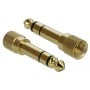 DeLOCK 85780 cavo audio 1 m 3.5mm Nero, Grigio (85780)