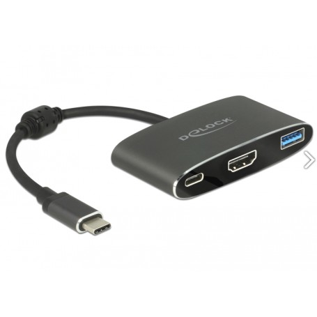 DeLOCK 62991 adattatore grafico USB 3840 x 2160 Pixel Grigio (62991)