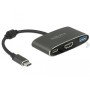 DeLOCK 62991 adattatore grafico USB 3840 x 2160 Pixel Grigio (62991)