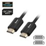 Sharkoon HDMI/HDMI 4K, 1m cavo HDMI HDMI tipo A (Standard) Nero (4044951018024)