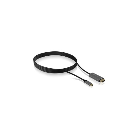 ICY BOX IB-CB020-C 1,8 m HDMI USB tipo-C Argento (60373)