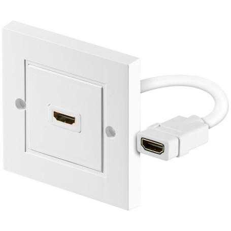 Goobay 51722 cavo HDMI HDMI tipo A (Standard) Bianco (51722)