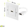Goobay 51722 cavo HDMI HDMI tipo A (Standard) Bianco (51722)