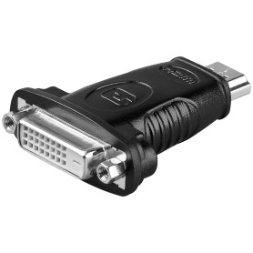 Goobay A 323 (HDMI 19pin M/DVI-D 24+1pin F) 19 HDMI M DVI-D (24+1) F (68098)
