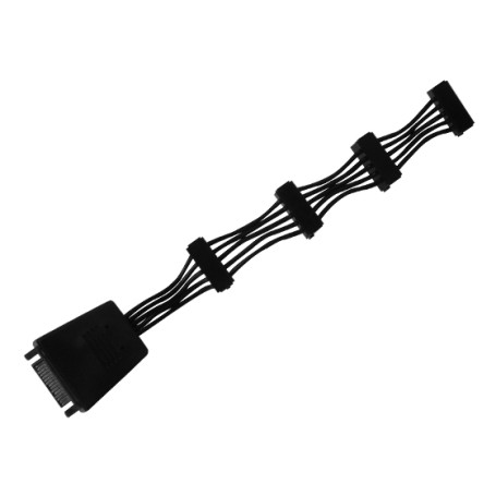 Silverstone CP06-E4 cavo SATA 0,19 m Nero (SST-CP06-E4)