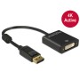 DeLOCK 62599 cavo e adattatore video 0,2 m Displayport 1.2 DVI-I 24+5 Nero (62599)