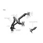ICY BOX IB-MS314-T supporto da tavolo per Tv a schermo piatto 81,3 cm (32") Morsa Nero (IB-MS314-T) (60715)