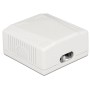 DeLOCK 86197 presa energia 2 x RJ-45 Bianco (86197)