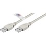 Goobay USB AA 200 HiSpeedCert 2.0 2m cavo USB USB A Grigio (50796)