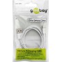 Goobay 63523 cavo Lightning 1 m Nero (63523)