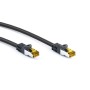 Goobay RJ-45 CAT7 0.5m cavo di rete Nero 0,5 m S/FTP (S-STP) (91581)