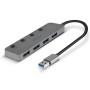 Lindy 43309 hub di interfaccia USB 3.2 Gen 1 (3.1 Gen 1) Type-A 5 Mbit/s Grigio (43309)