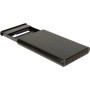 Inter-Tech 88884122 contenitore di unità di archiviazione Box esterno HDD Nero 2.5" (88884122)