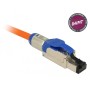 DeLOCK 86487 cavo di collegamento RJ-45 Blu, Argento (86487)
