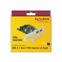 DeLOCK 90298 scheda di interfaccia e adattatore Interno USB 3.2 Gen 1 (3.1 Gen 1) (90298)