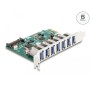 PCI Express x1 Karte zu 7 x extern USB 5 Gbps Typ-A Buchse (90104)
