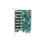 PCI Express x1 Karte zu 7 x extern USB 5 Gbps Typ-A Buchse (90104)
