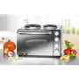 Rommelsbacher KM 3300 cucina Fornetto da appoggio Piastra sigillata Nero, Argento (KM 3300)