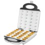 Unold 48360 piastra per waffle 24 waffle 1400 W Acciaio inossidabile, Bianco (48360)