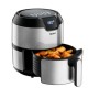 Tefal Easy Fry EY401D friggitrice Singolo 4,2 L Indipendente 1500 W Friggitrice ad aria calda Nero, Acciaio inossidabil (EY401D)