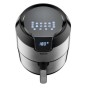 Tefal Easy Fry EY401D friggitrice Singolo 4,2 L Indipendente 1500 W Friggitrice ad aria calda Nero, Acciaio inossidabil (EY401D)