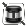 Tefal Uno FF215D friggitrice Singolo Indipendente 1600 W Nero, Acciaio inossidabile (FF215D)
