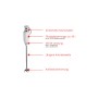 Unold G 350 Gastro Max Frullatore ad immersione 350 W Grigio, Bianco (90890)