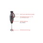 Unold M 200 BBQ Frullatore ad immersione 200 W Nero (98215)