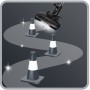Rowenta Air Force Light RH6545 scopa elettrica Senza sacchetto 0,65 L Nero (RH6545) (RH6545Wh)