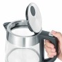 Severin WK 3468 bollitore elettrico 1 L 2200 W Nero, Acciaio inossidabile, Trasparente (WK 3468)
