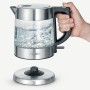 Severin WK 3468 bollitore elettrico 1 L 2200 W Nero, Acciaio inossidabile, Trasparente (WK 3468)
