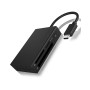 ICY BOX IB-CR401-C3 lettore di schede USB 3.2 Gen 1 (3.1 Gen 1) Type-C Nero (IB-CR401-C3) (60379)