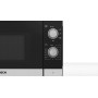 Bosch Serie 2 FFL020MS2 forno a microonde Superficie piana Solo microonde 20 L 800 W Nero, Acciaio inossidabile (FFL020MS2)