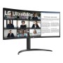 LG 34WR55QK-B Monitor PC 86,4 cm (34") 3440 x 1440 Pixel Wide Quad HD Nero (34WR55QK-B.AEU)