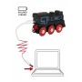 World Schwarze Akku-Lok mit Micro-USB (schwarz) (33599)