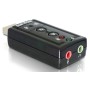 DeLOCK 61645 adattatore per inversione del genere dei cavi USB 2.0 2x 3,5 Nero (61645)