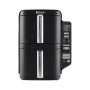 Double Stack 2-Ebenen Heiluftfritteuse SL300EU (schwarz, 2.470 Watt, 2 Krbe je 3,8 Liter)