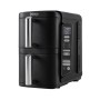 Double Stack 2-Ebenen Heiluftfritteuse SL300EU (schwarz, 2.470 Watt, 2 Krbe je 3,8 Liter)
