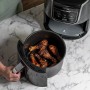 Heiluftfritteuse MAX AF160EU (grau, 1.750 Watt, Korb 5,2 Liter)