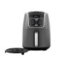 Heiluftfritteuse MAX AF160EU (grau, 1.750 Watt, Korb 5,2 Liter)