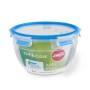 EMSA CLIP & CLOSE N10114 Rotondo Contenitore 2,6 L Blu, Trasparente 1 pz (N1011400)