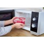EMSA Clip & Micro Contenitore Rotondo Microonde, Rosso, 1,1 L (N1060500)
