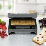 Multi Toast & Grill SWG 700 3-in-1 Max (schwarz/edelstahl, 700 Watt, mit 3 Platten-Sets)