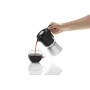 Okka Rich Moka Pot  (chrom/schwarz) (OK0027) (OK0027-0500)