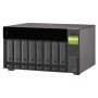 QNAP TL-D800C contenitore di unità di archiviazione Box esterno HDD/SSD Nero, Grigio 2.5/3.5" (TL-D800C)