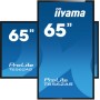 iiyama T6562AS-B1 visualizzatore di messaggi Pannello piatto interattivo 163,8 cm (64.5") IPS 500 cd/m² 4K Ultra H (T6562AS-B1)