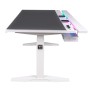 G700 RGB White Gaming Desk (wei, RGB-LED-Lichtleiste 16,8 Millionen Farben) (GGD-G70-WHEIRX-22)