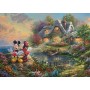 Schmidt Spiele Disney Sweethearts Mickey & Minnie Puzzle 1000 pz Cartoni (59639)