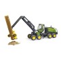 John Deere 1270G Harvester (grn/schwarz, Inkl. Baumstamm) (02135)